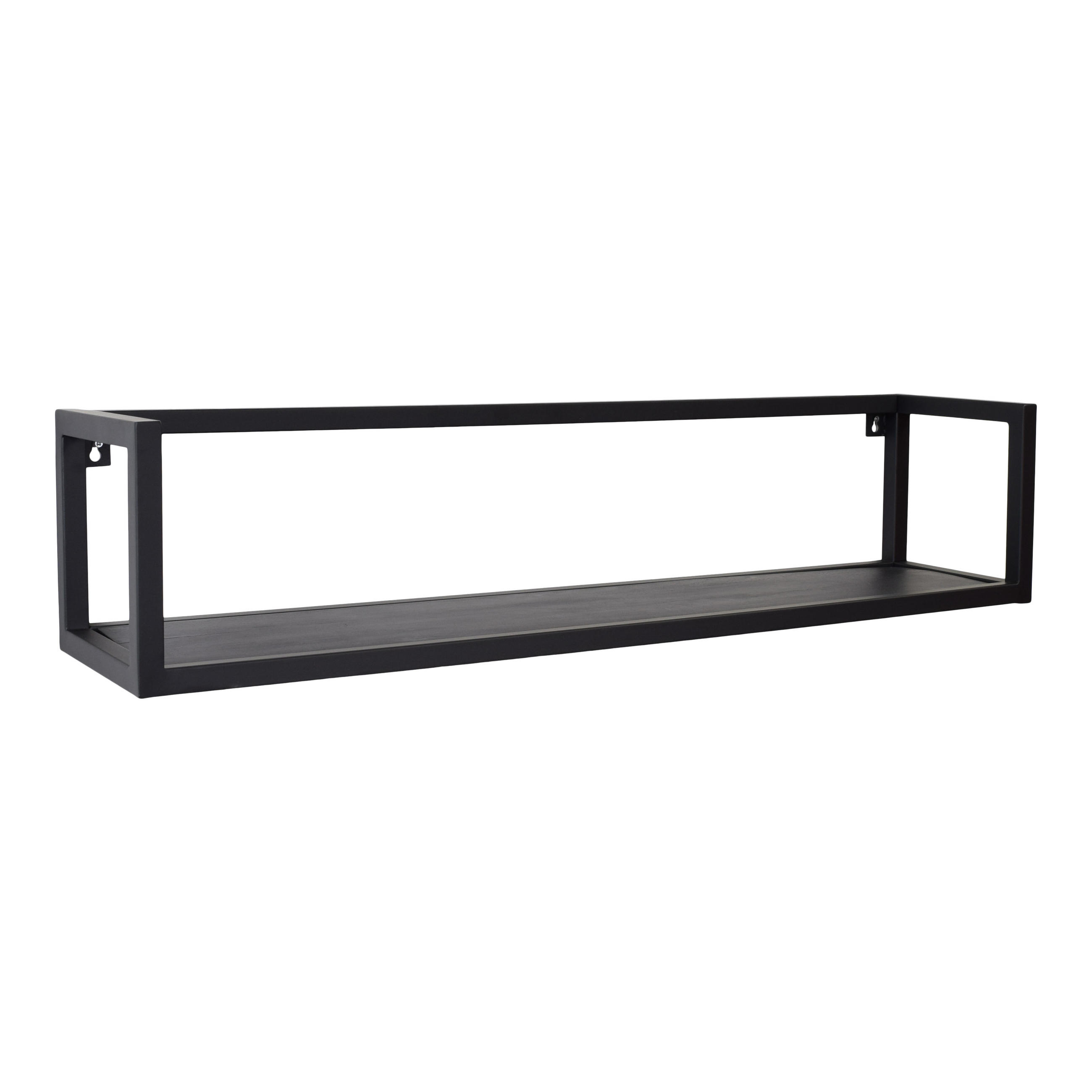 WANDREGAL Vegas Schwarz - Schwarz, Metall (90/20/20cm) - LOFT42