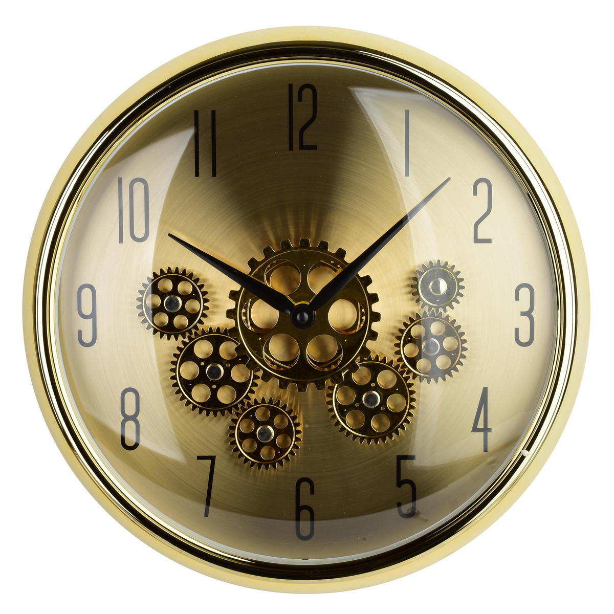 WANDUHR Ramsey gold 35/35/9 cm Kunststoff - Goldfarben, Kunststoff (35/35/35cm) - Mondex