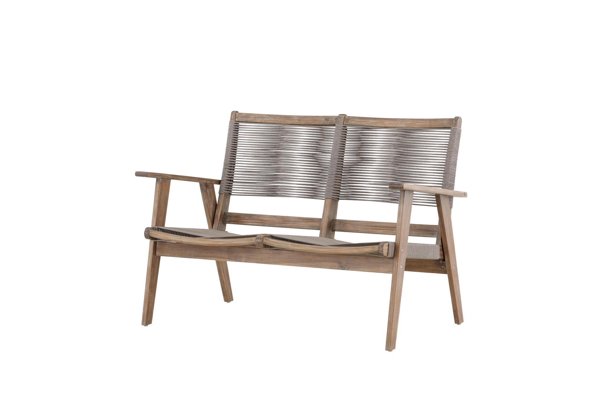 GARTENSOFA LITTLE JOHN Braun 120x72x88 cm - Braun, Holz (120/88/72cm) - FURNLUX