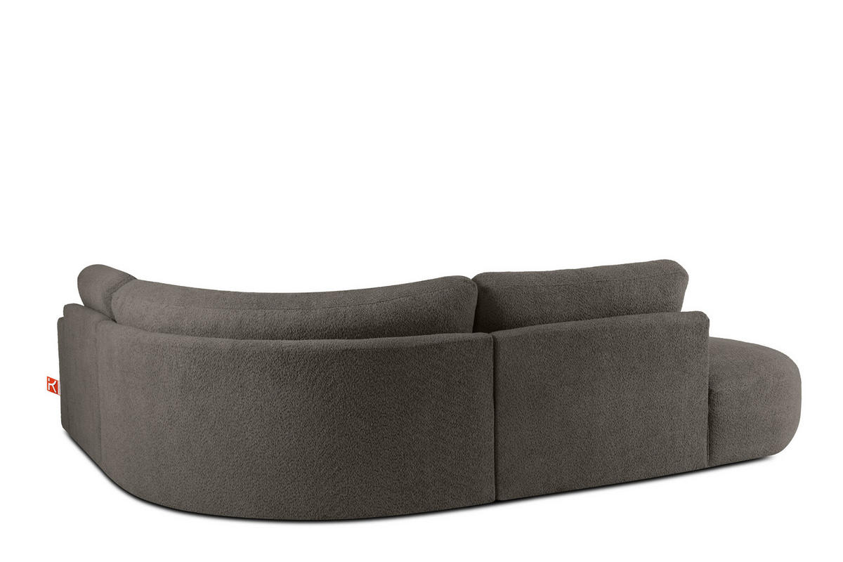 ECKSOFA LINKS ZUCCO, Dunkelbraun - Dunkelbraun, Holz/Holzwerkstoff (224/293cm) - KONSIMO®