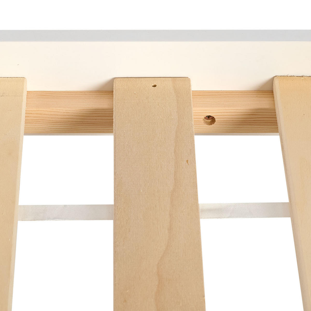 ETAGENBETT Kinderbett 90/200 cm weiß - Weiß, Holz - Homestyle4u