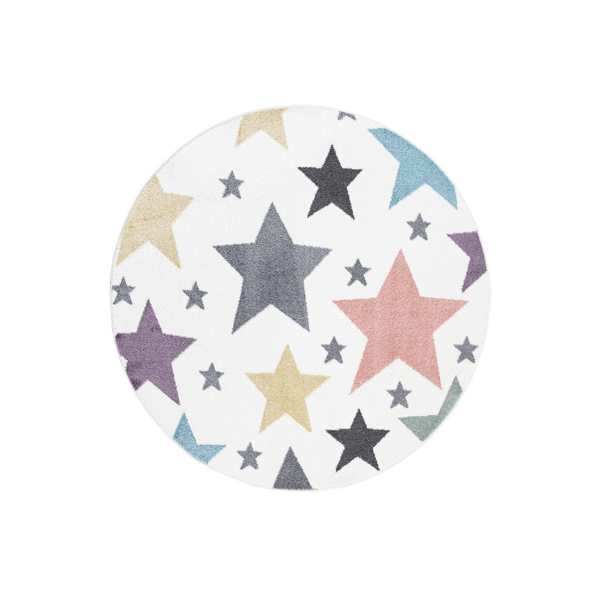 KINDERTEPPICH Anime 903 Multi 120 cm Rund - Multicolor, Textil (120/120cm) - carpet city