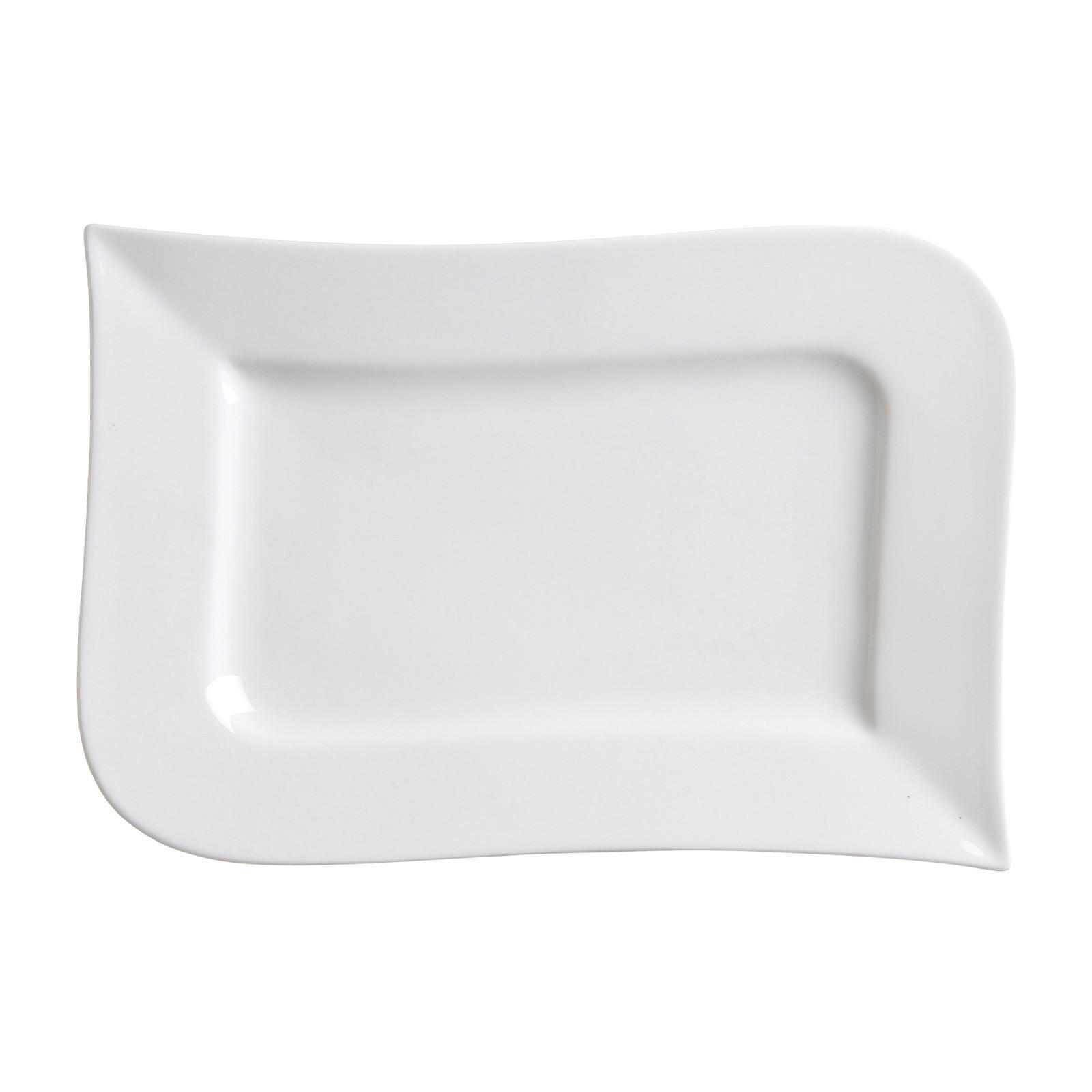SERVIERPLATTE Melodie weiß 31 x 21 cm - Weiß, Keramik (21/3/31cm) - Ritzenhoff Breker