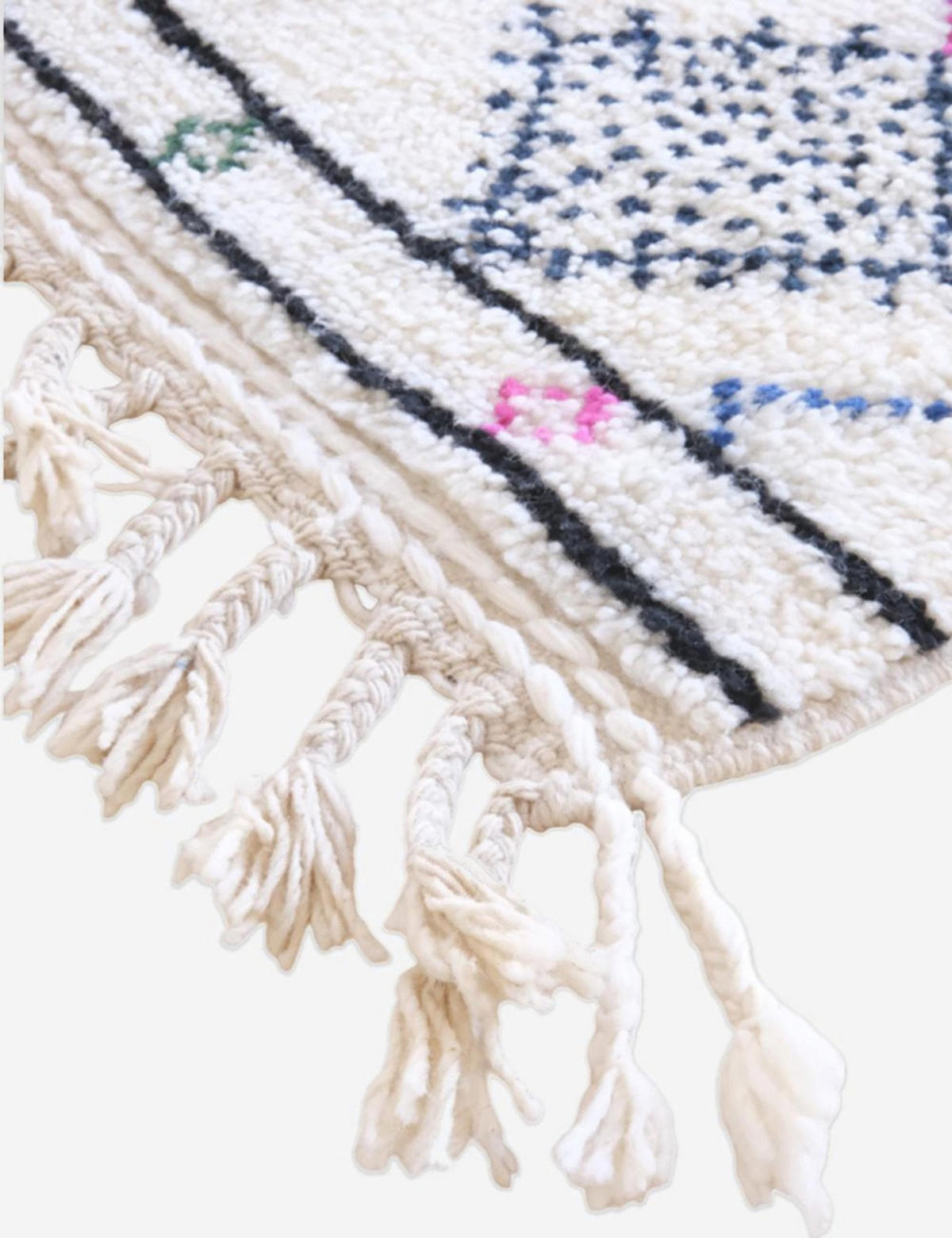 BERBERTEPPICH aus reiner Wolle 158x 248 cm - Multicolor, Naturmaterialien (158/248cm) - AFK Living