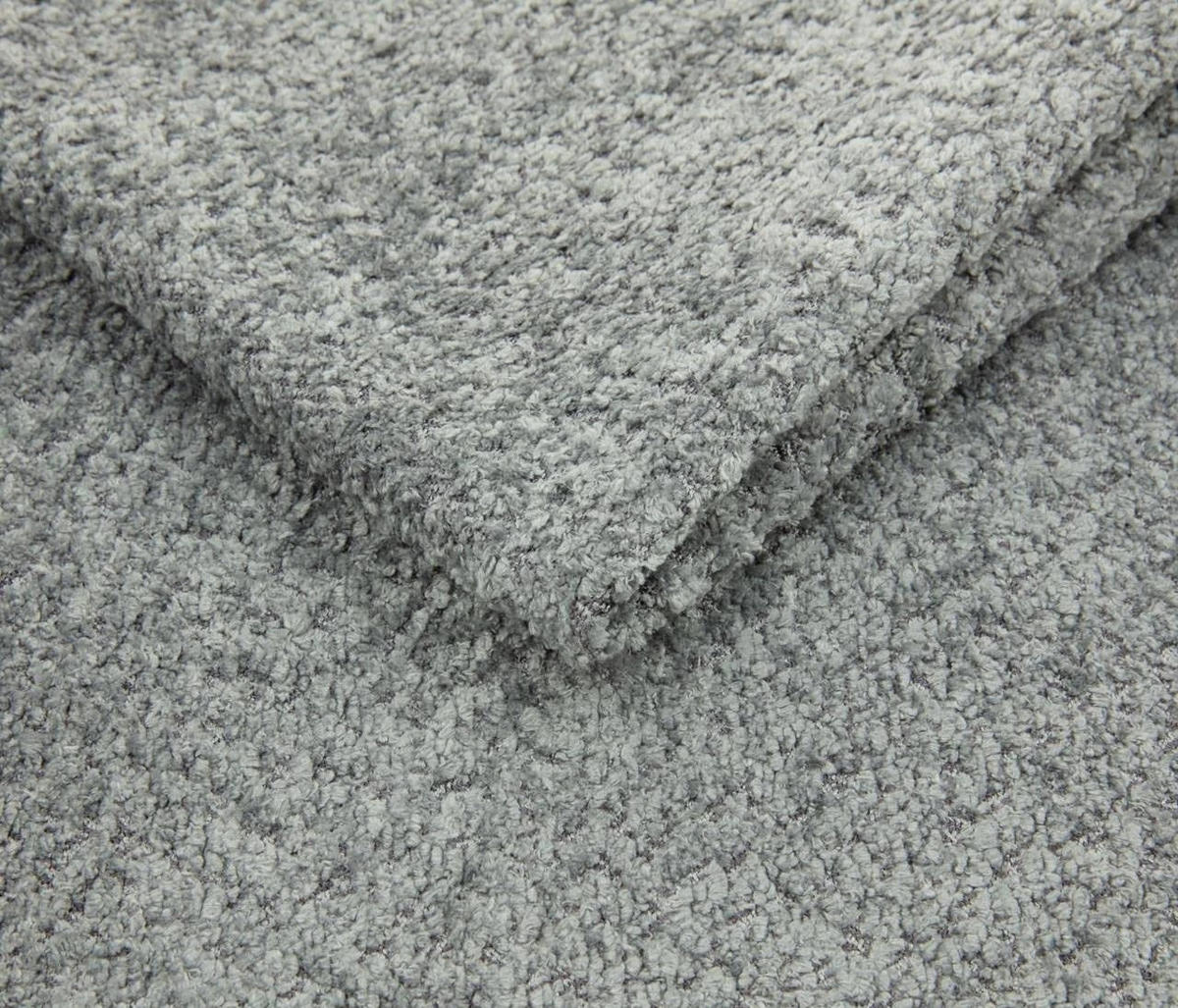 SOFA Dunkelgrau EMILI Mit Schlaffunktion Abriamo Stoff - Grau, Textil (212/95/90cm) - Sepro Meble