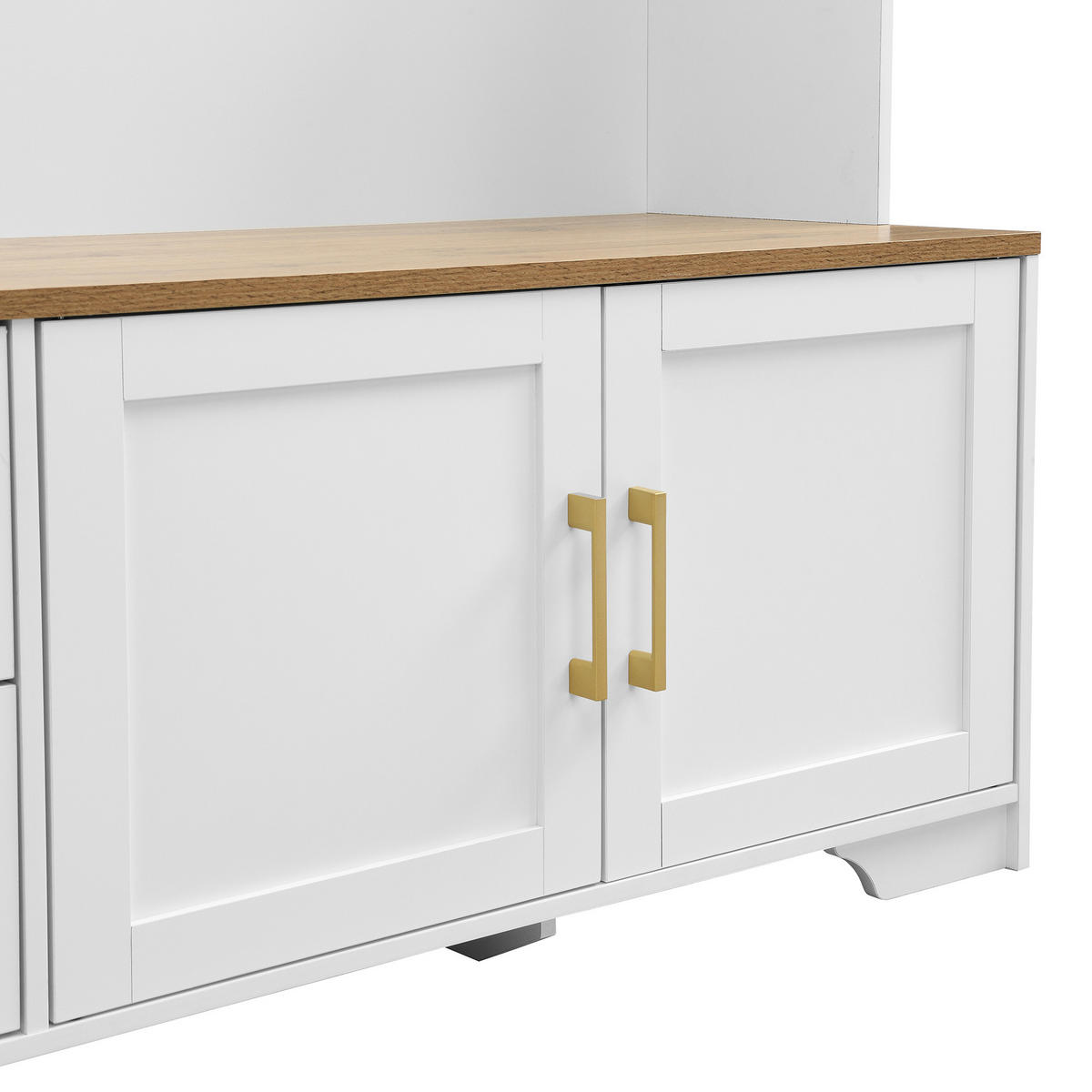 GARDEROBENSCHRANK LED Spiegel Haken Schubladen Sitzbank modern - Multicolor, Holzwerkstoff (40/187/120cm) - FLIEKS