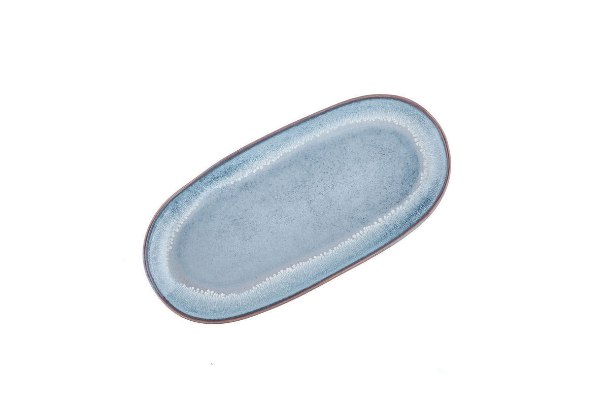 SERVIERPLATTEN Genesis - 3er-Set - Mehr - Blau, Keramik (1/1/1cm) - Björn