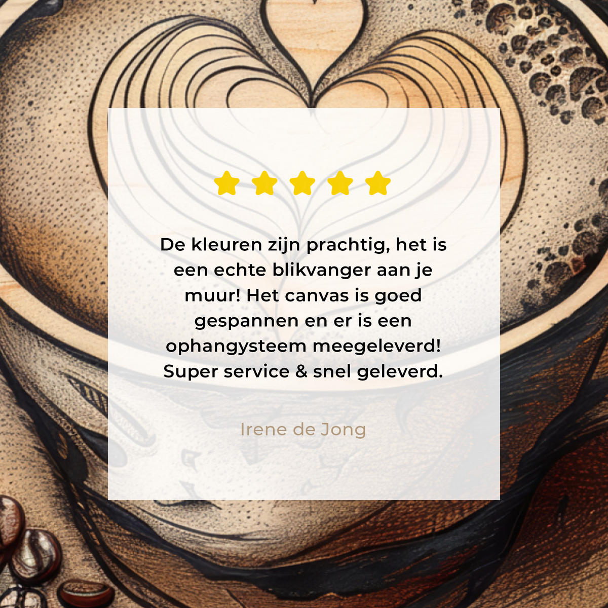 LEINWANDBILD Kaffee - Vintage - Braun - Tasse - Holz Wandbilder 80x60 cm - Braun, Textil (80/60cm) - MuchoWow