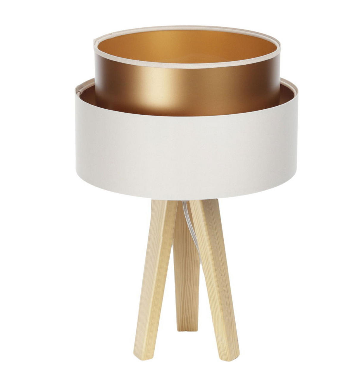 TISCHLAMPE Beige 30/45 cm - Braun, Kunststoff (30/0.7/45cm) - ONZENO