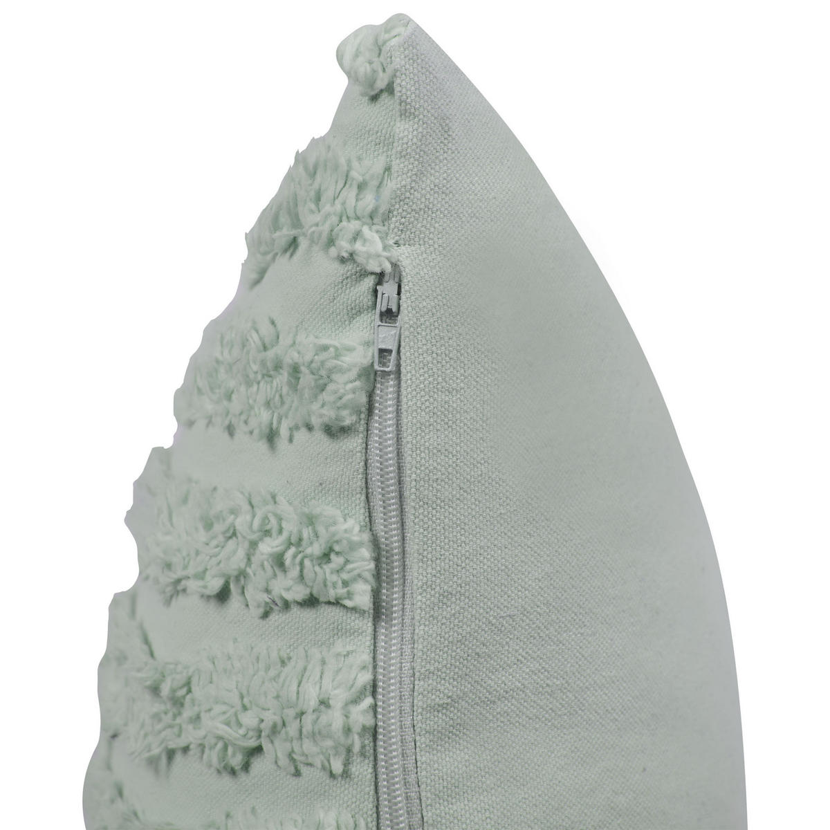 DEKOKISSEN 2er-Set Mintgrün 45/45 cm Tellima - Mintgrün, Textil (45/45cm) - Beliani