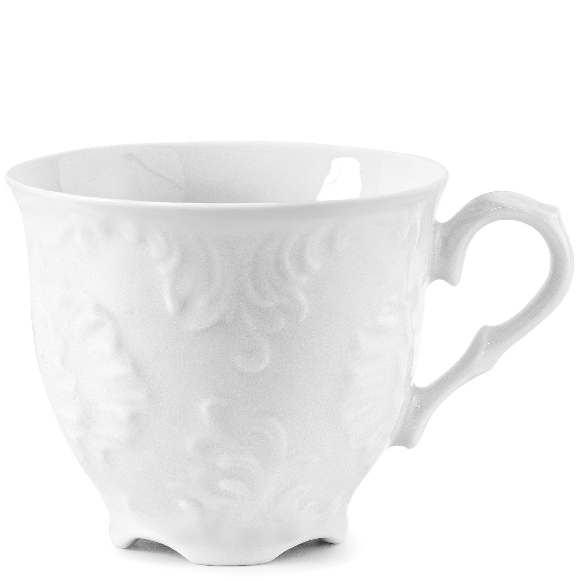 KAFFEETASSEN-SET Cmielow Rococo 6-tlg - Weiß, Keramik (6.5/5/6.5cm) - KONSIMO®
