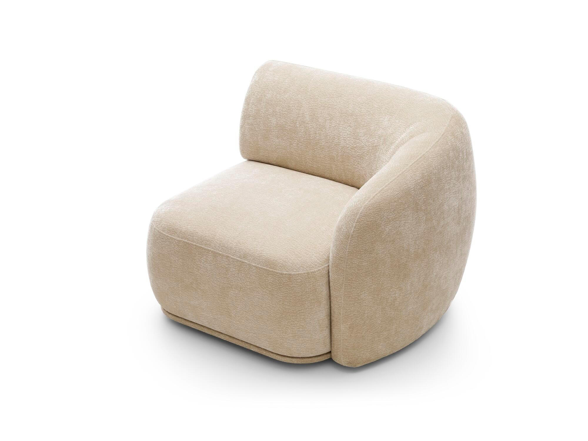 MODULSOFA NOBO Beige 95x97x75 cm - Beige, Textil (95/75/97cm) - FURNLUX