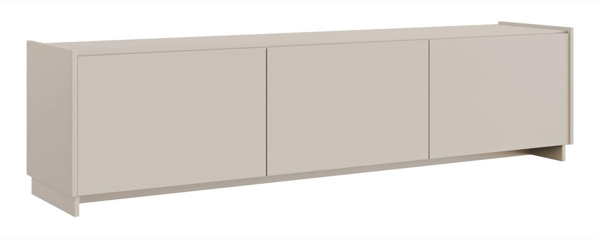 TV-LOWBOARD Magro 2-türig hängend oder stehend, Kaschmirgrau, 180 cm - Taupe, Holzwerkstoff (180/46.2/39cm) - Selsey