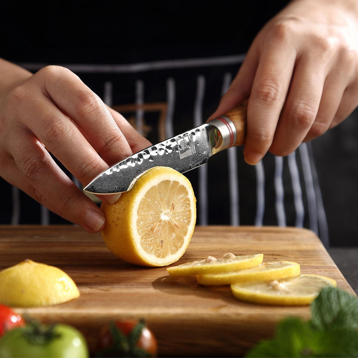 OFFICEMESSER 9 cm - Braun, Holz/Metall (21cm) - Zayiko