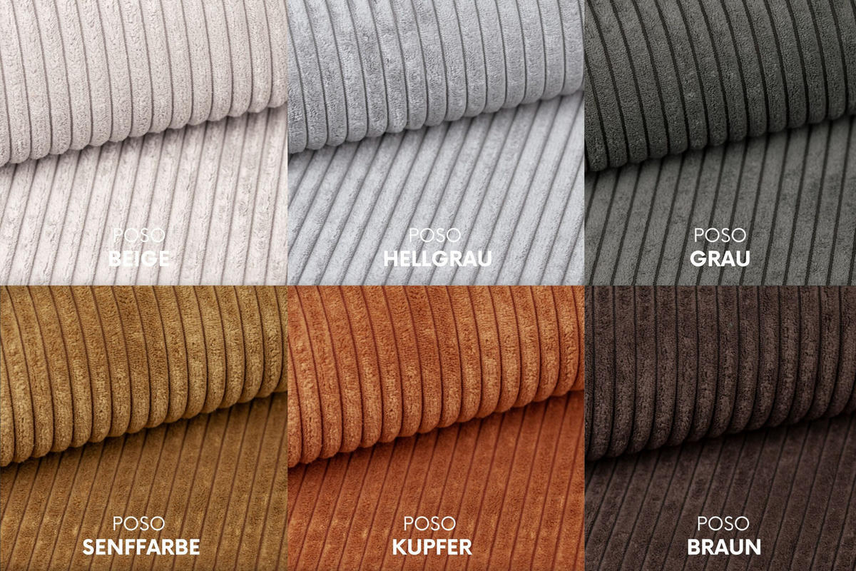 SCHLAFSOFA Mit Bettkasten NELIA, Stoff Poso, Kupfer - Orange, Holz (190/75/90cm) - Kaiser Möbel