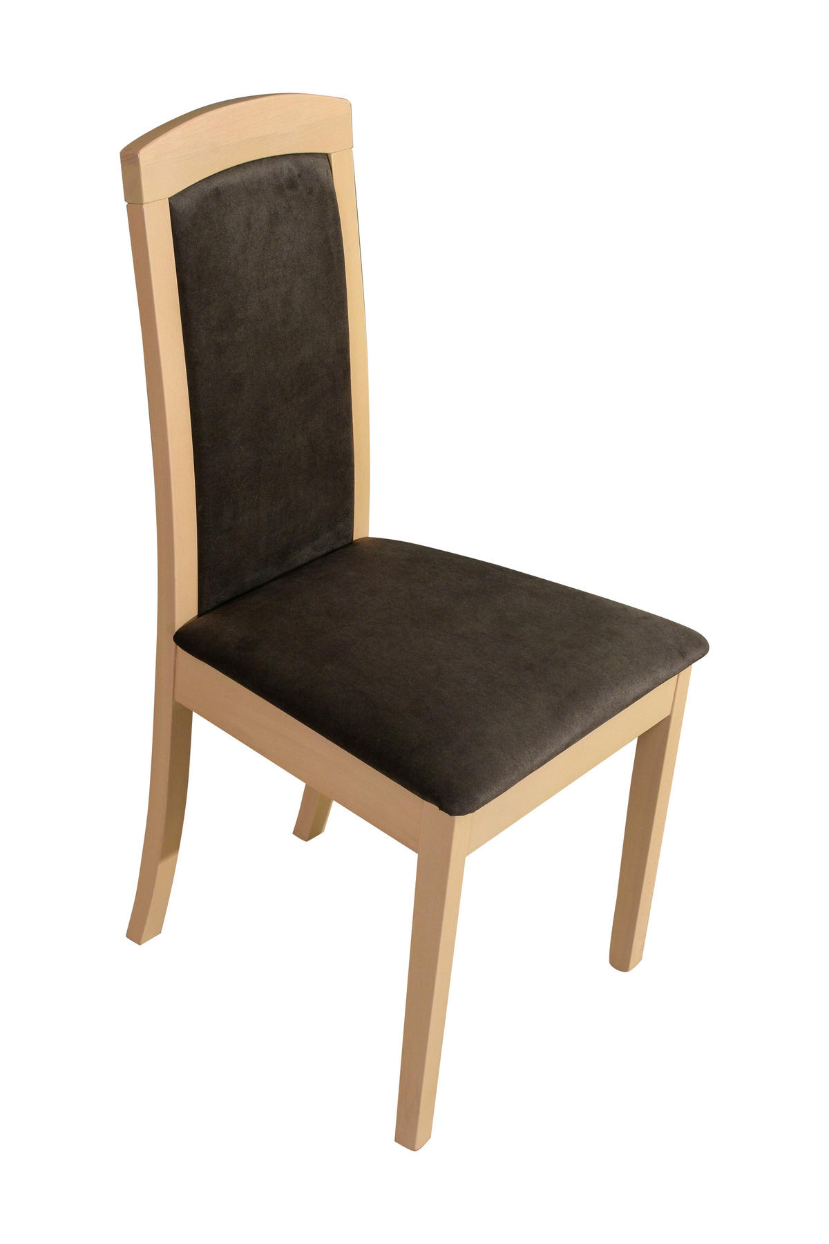STUHL 2er Set Roma 8, sonoma - Schlammfarben/Sonoma Eiche, Holz (45/96/41cm) - Leaf Design
