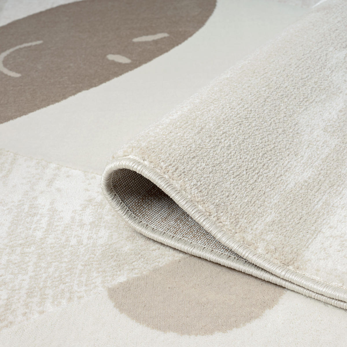 KINDERTEPPICH Mara 719 Creme 80x150 cm - Beige/Creme, Textil (80/150cm) - carpet city