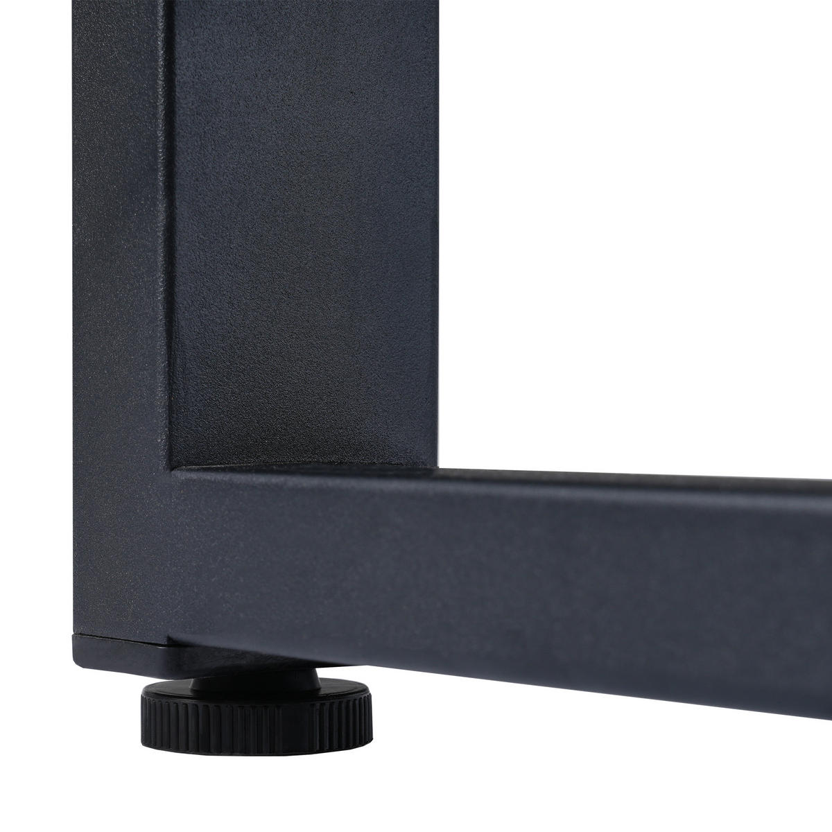 ESSTISCH Grau/Schwarz 96/77/75 cm - Schwarz, Holz (77/96/75cm) - PANGIVO