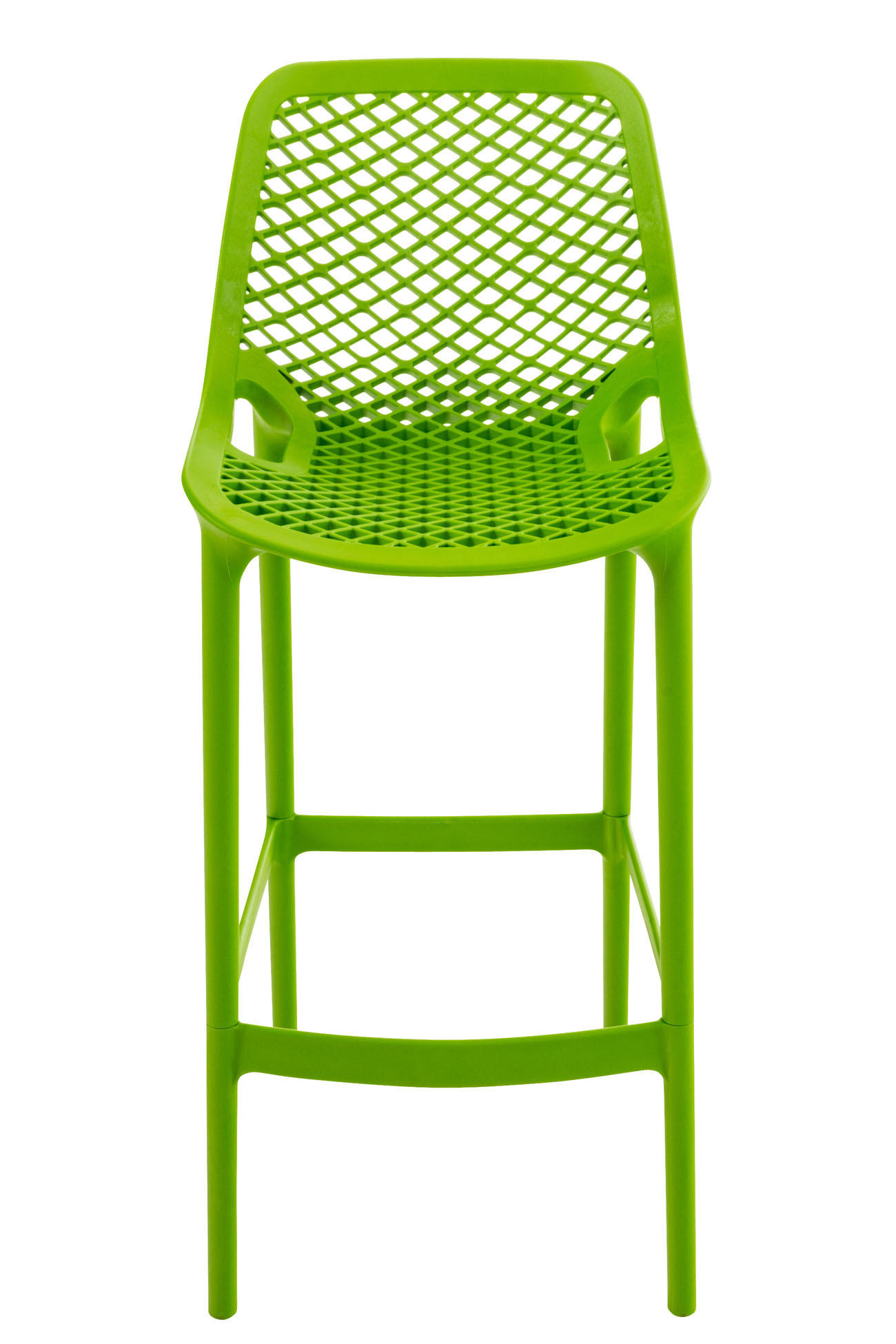 BARHOCKER modern Grün LORL Kunststoff 105x45x53 cm - Grün, Kunststoff (45/105/53cm) - DELUKE
