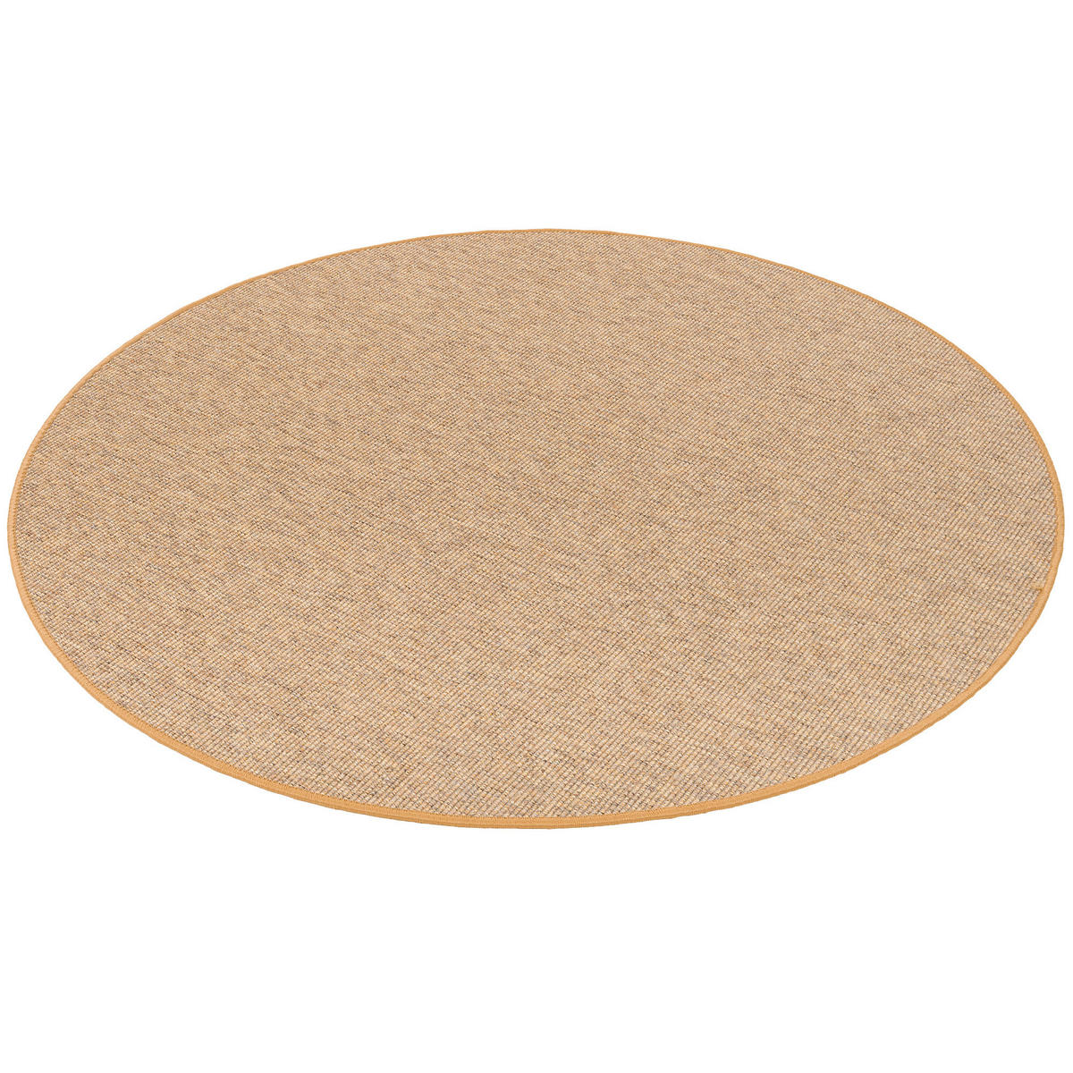 NATUR SISAL-OPTIK TEPPICH TAFF RUND - Nussbaumfarben, Textil (133/133cm) - Snapstyle