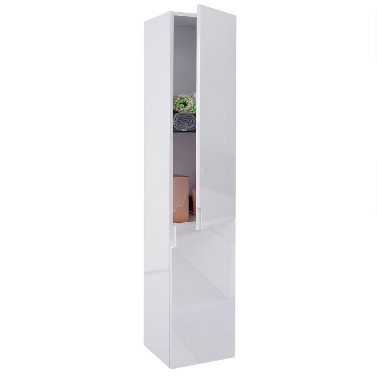 HÄNGESCHRANK Reinweiß - Weiß, Holz (30/150/30cm) - MCW