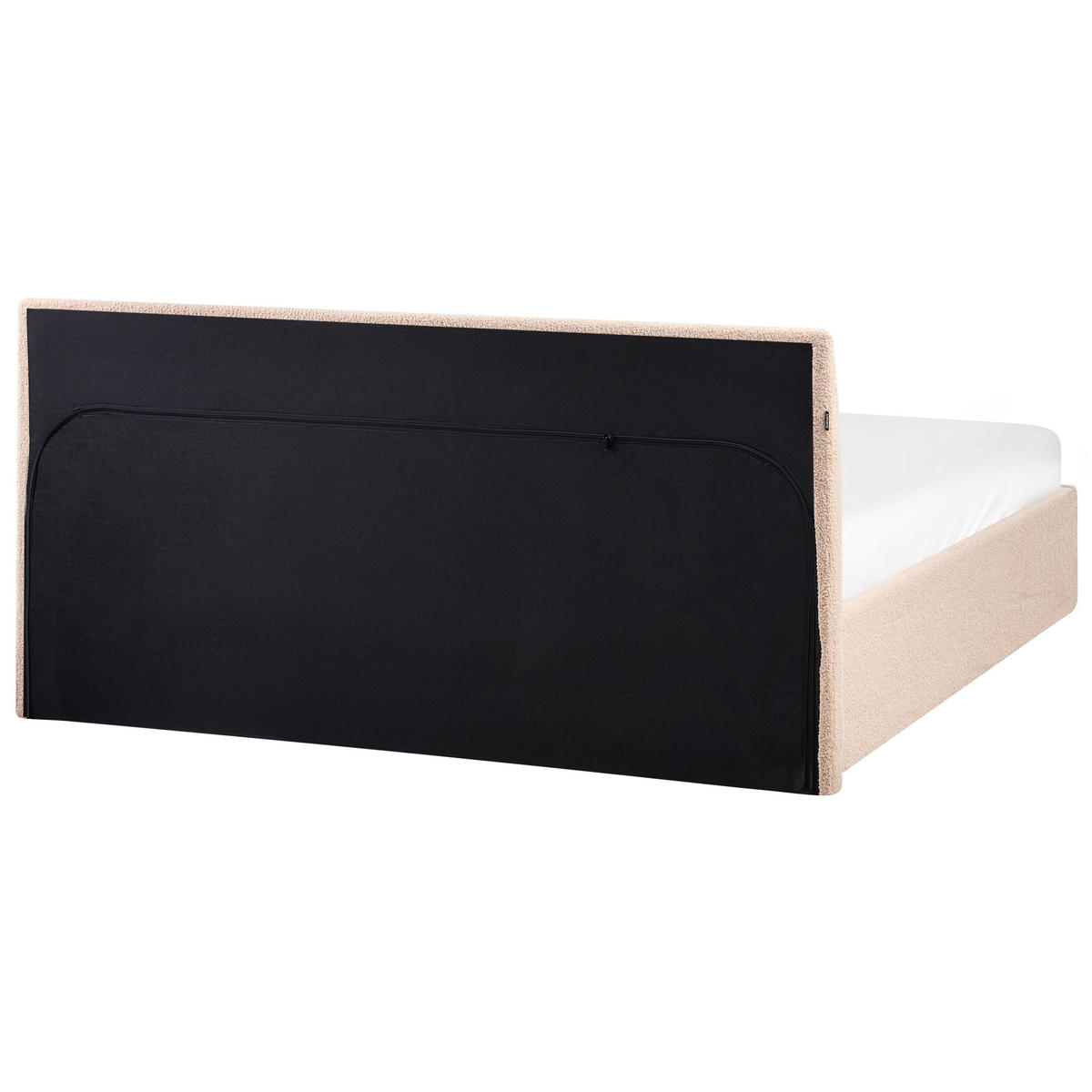 POLSTERBETT 160x200 cm Beige Orbey - Beige, Textil (160/200cm) - Beliani