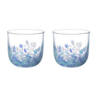 WASSERGLAS Like Confetti blau 200 ml 2er Set - Blau, Glas (0.2L) - like.Villeroy & Boch