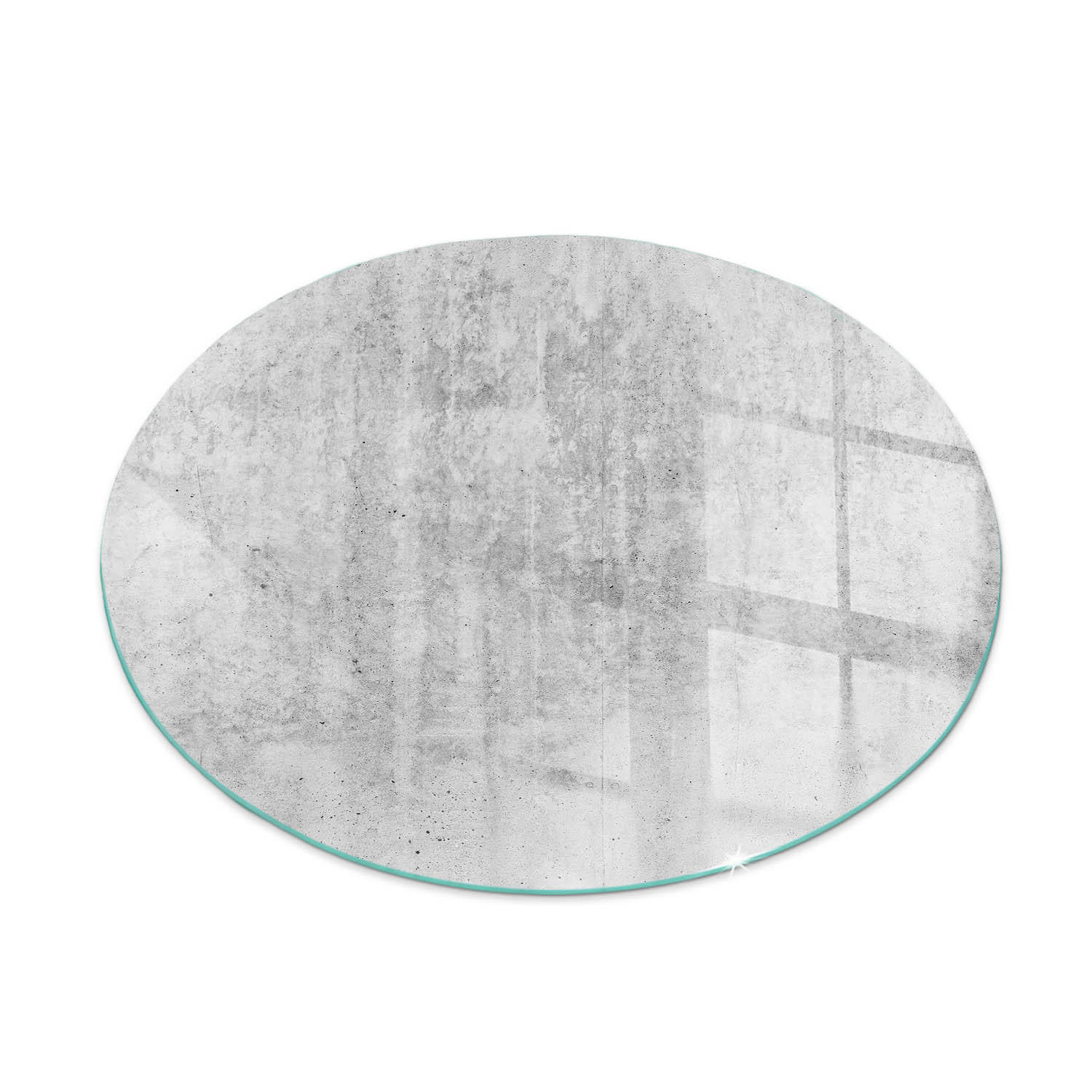 ArtPrintCave Glasplatte Grau 70x70x0.4 cm