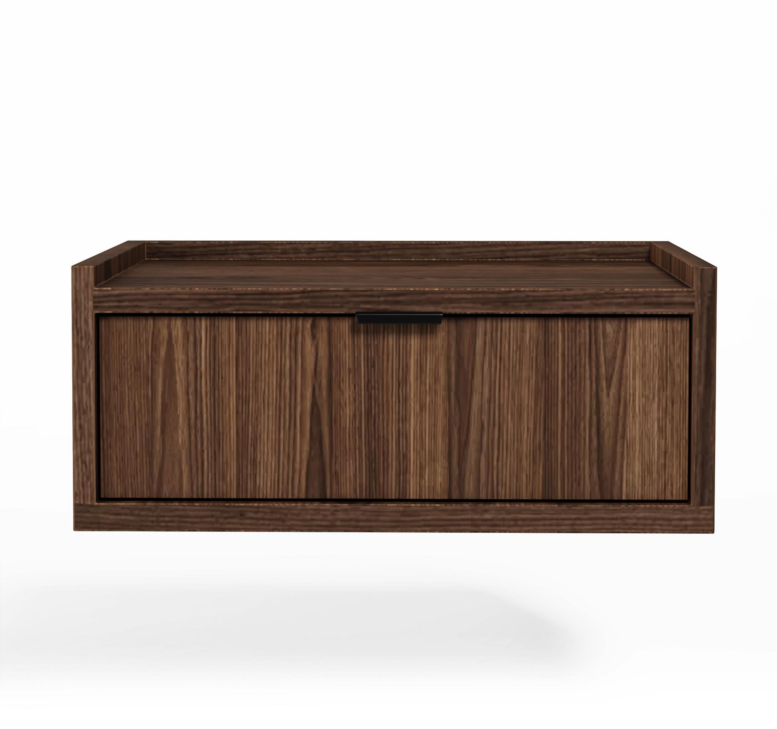AX Living Nachttisch Walnuss 40x21.5x35 cm