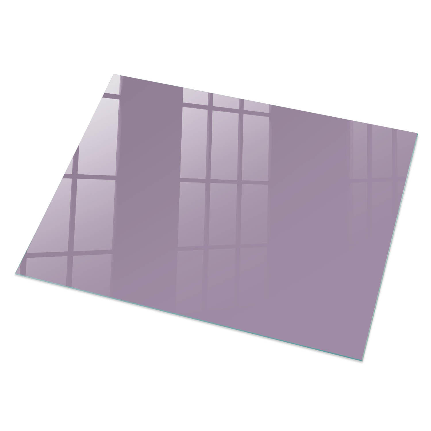 GLASPLATTE 100x70 cm – Fliederviolett - Grün, Glas (0.4/100/70cm) - ArtPrintCave