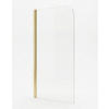BADEWANNE Torino 1 Teil cm Gold - 60 x 140 cm - Goldfarben, Glas (60/140cm) - Badplaats