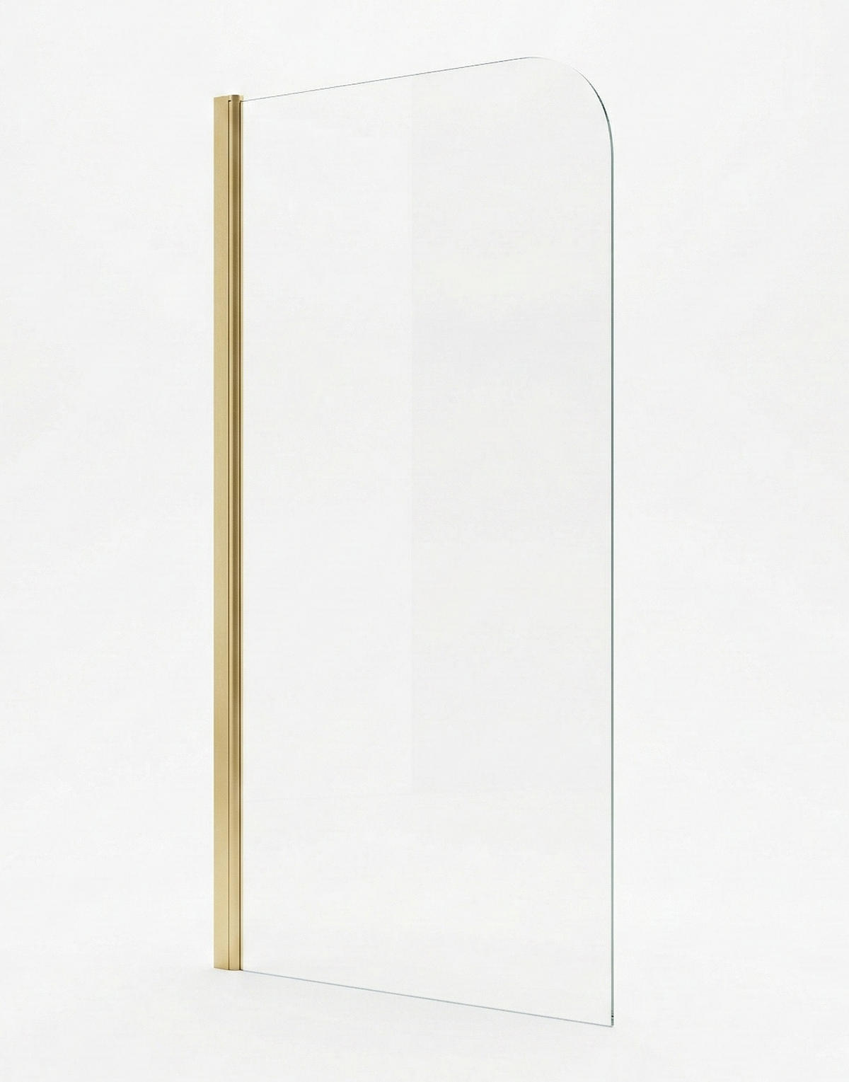 BADEWANNE Torino 1 Teil cm Gold - 60 x 140 cm - Goldfarben, Glas (60/140cm) - Badplaats