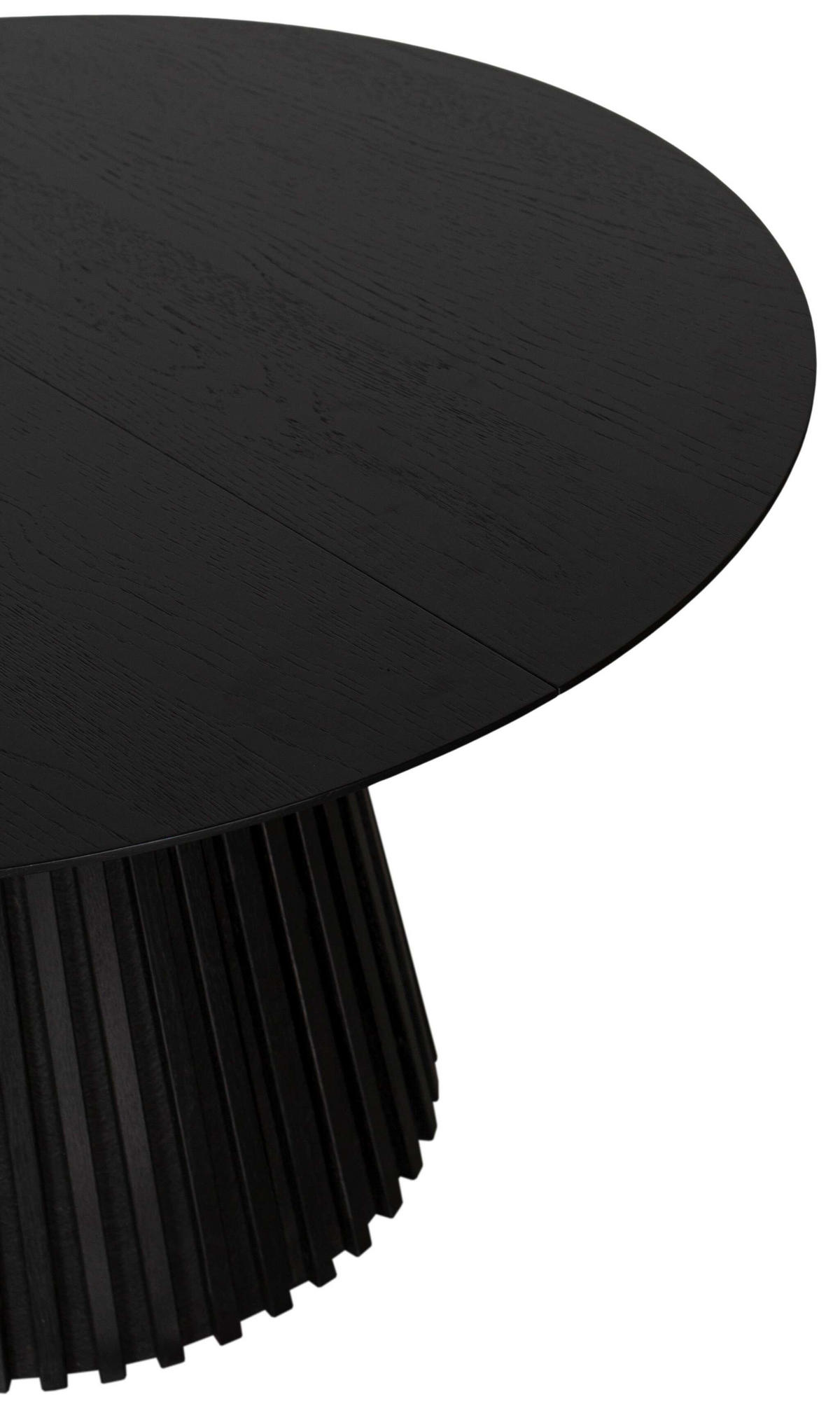 ESSTISCH Andria - Schwarz, Eichenholz/Holz (120/120/76cm) - Mr. Deko