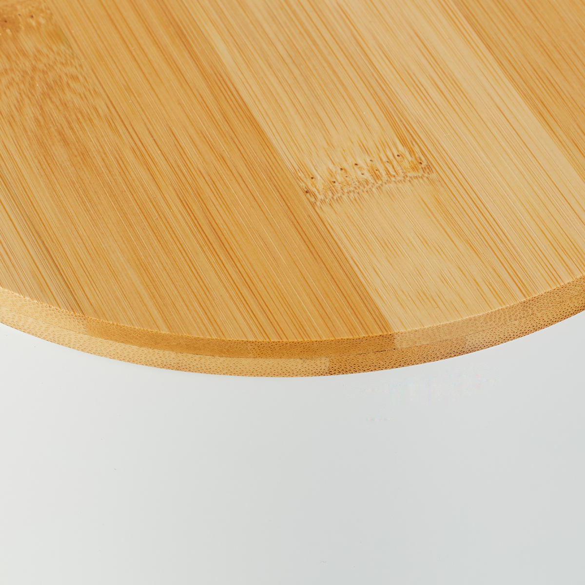 BAD-MÜLLEIMER - Weiß, Holz/Kunststoff (17/22.5/23cm) - Relaxdays