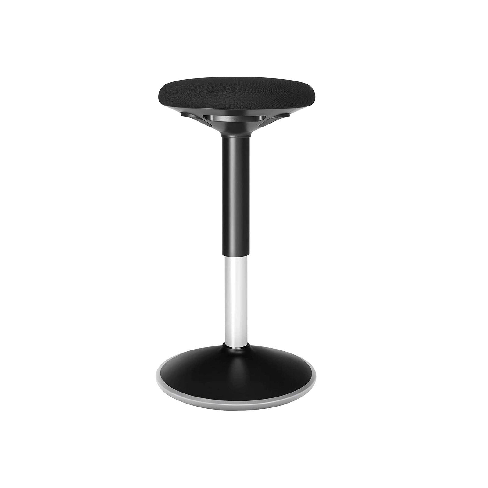 ARBEITSHOCKER BÜROHOCKER - Schwarz, Textil (33/70/33cm) - Hansiro