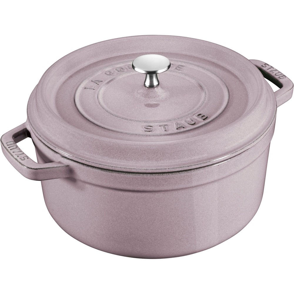RUNDER Gusseisentopf 3,8l 405088590 - Violett, Metall (24cm) - Staub