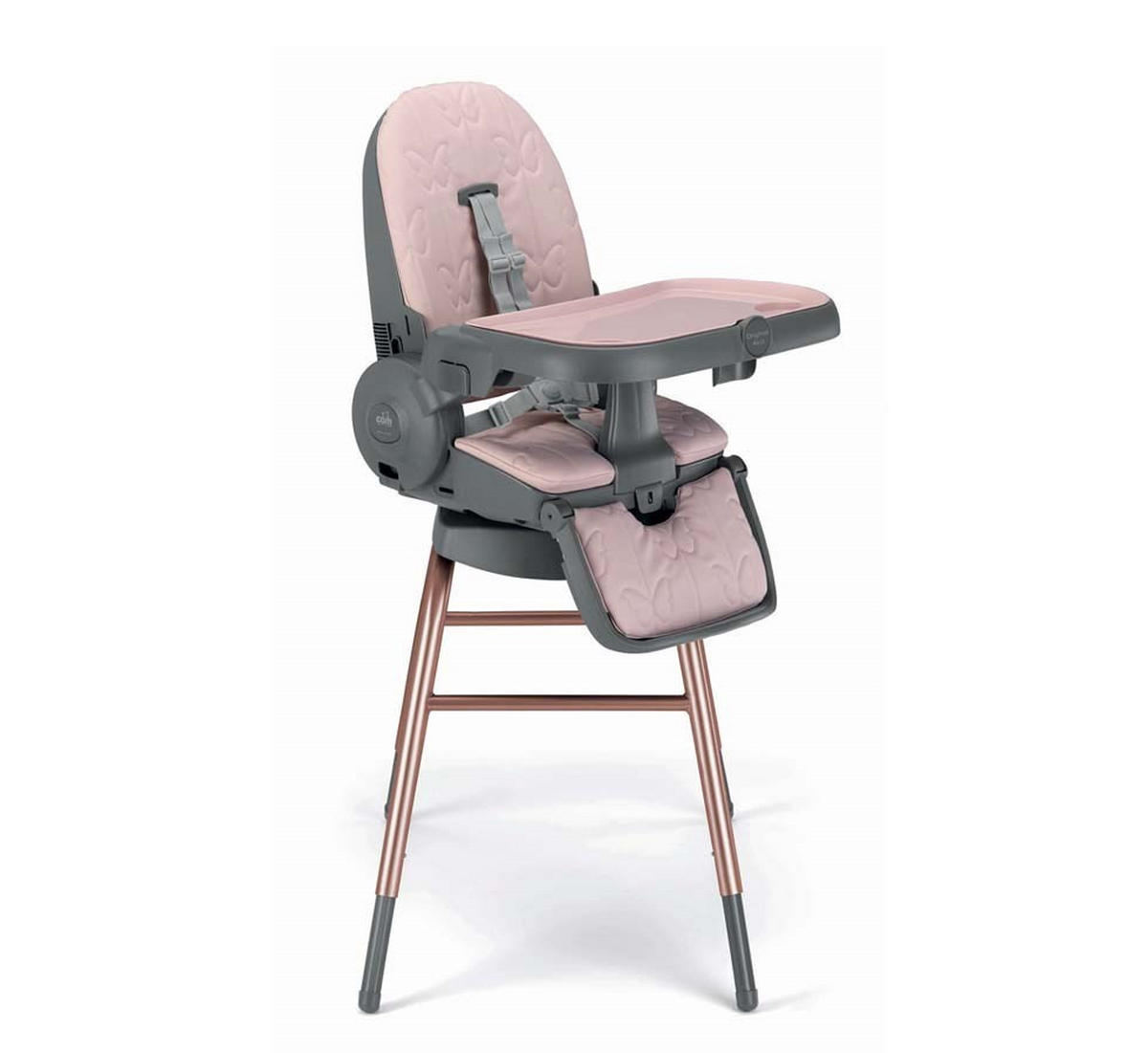 KINDER-HOCHSTUHL Original 4-in-1 mitwachsend - Rosa, Kunststoff (47/100/74cm) - Cam il Mondo del Bambino S.p.A.