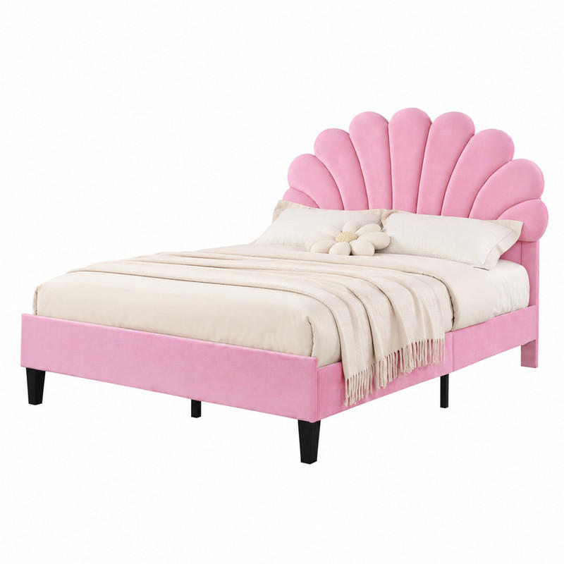 Beauniv Bett Pink 140x200 cm