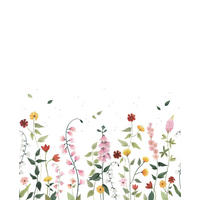 VLIESTAPETE Queyran Blumen, 2 x 2.48 m , mehrfarbig - Multicolor, Papier (248/200cm) - Lilipinso