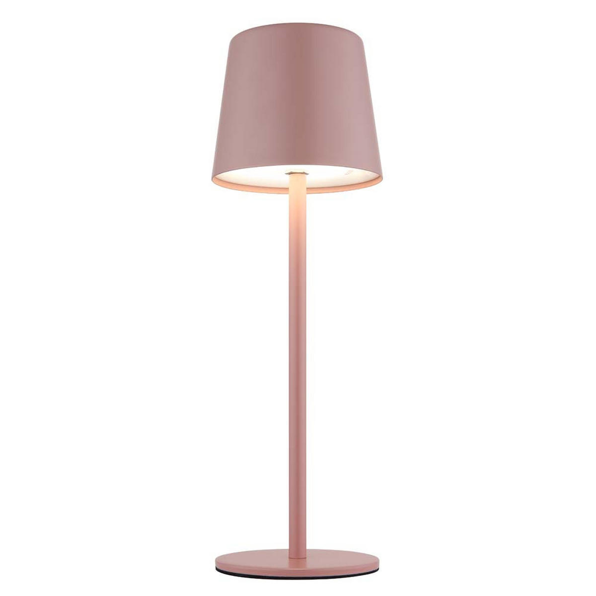 LED TISCHLEUCHTE Metall Rosa - Rosa, Metall (8.5/8.5/28cm) - Globo Lighting