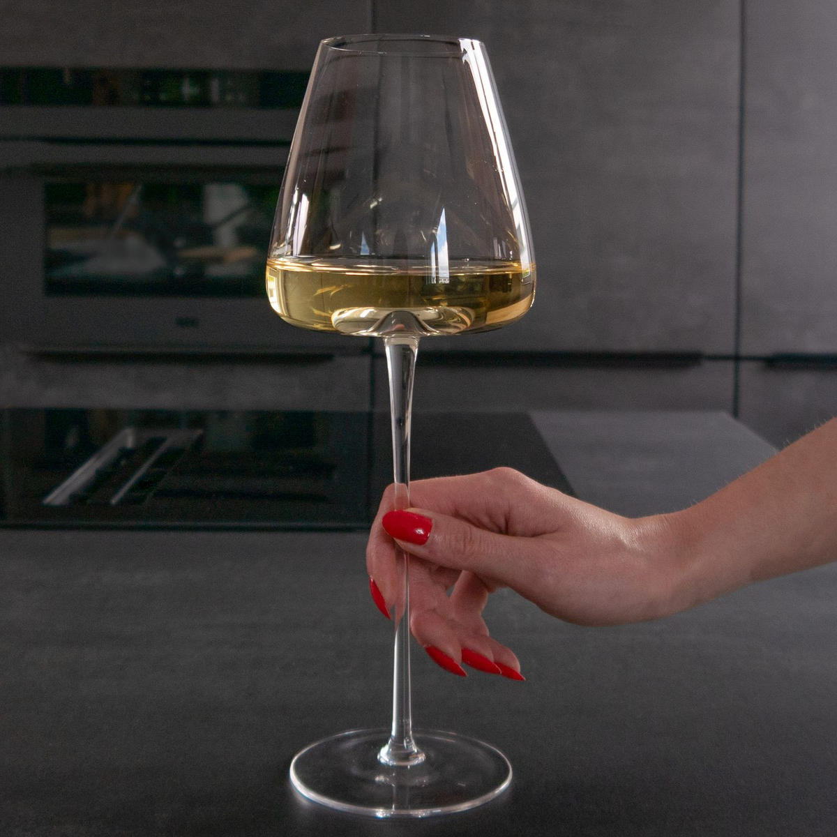 WEINGLÄSER 500 ml (4er Set) - Transparent, Glas (0.5L) - Intirilife