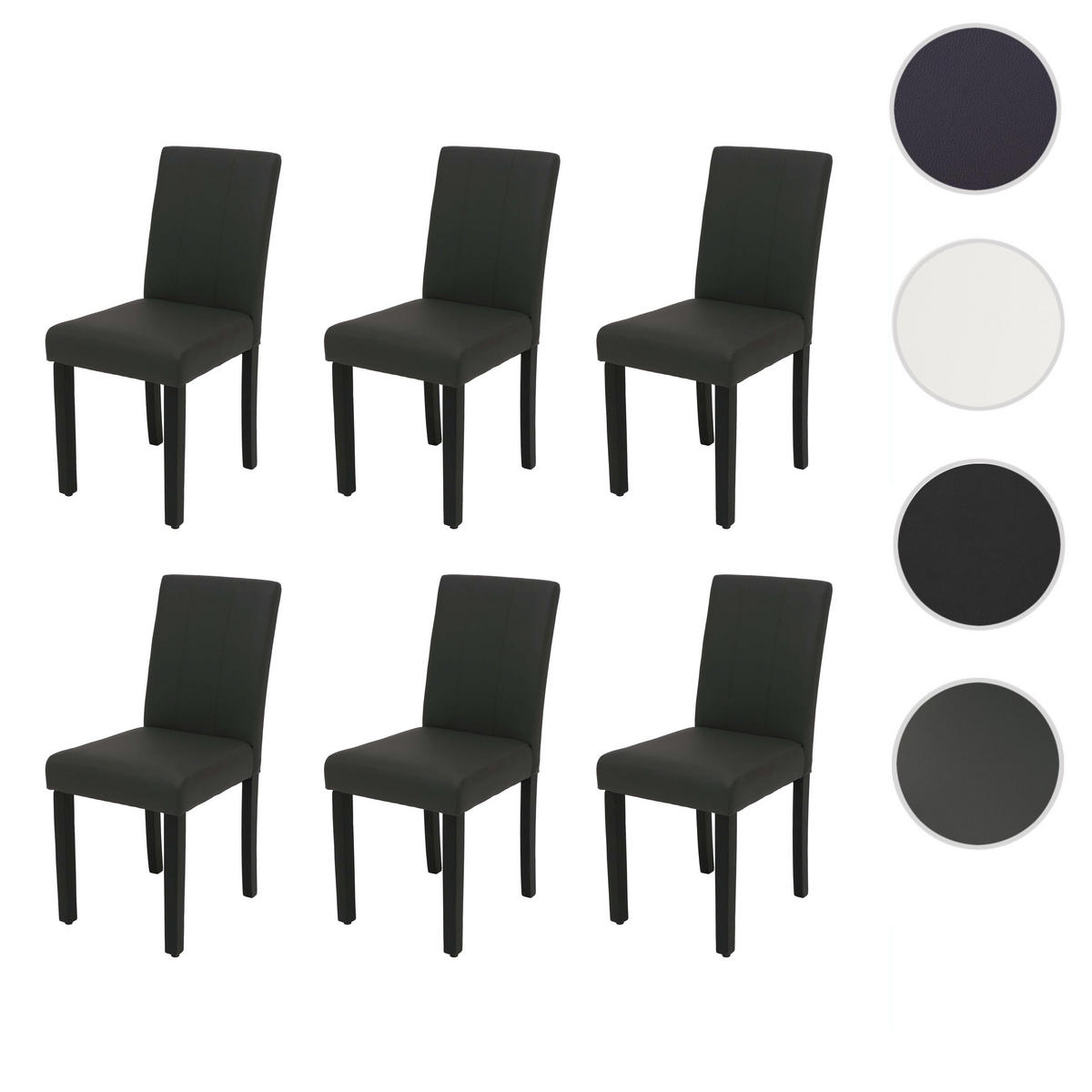 ESSZIMMERSTUHL O65D Dunkelgrau - Dunkelgrau, Textil (40/88/55cm) - MCW