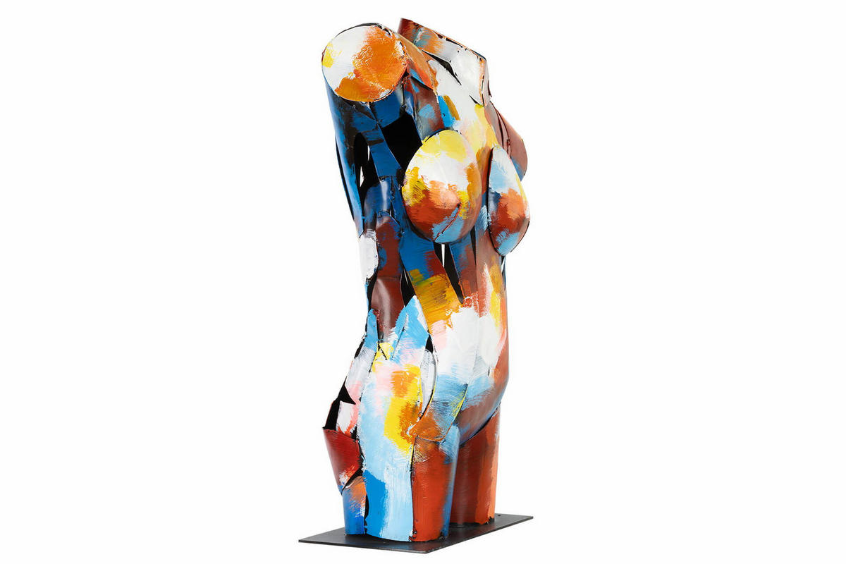 METALLSKULPTUR Bunt 75/43 cm - Multicolor, Metall (5/43/20cm) - KUNSTLOFT