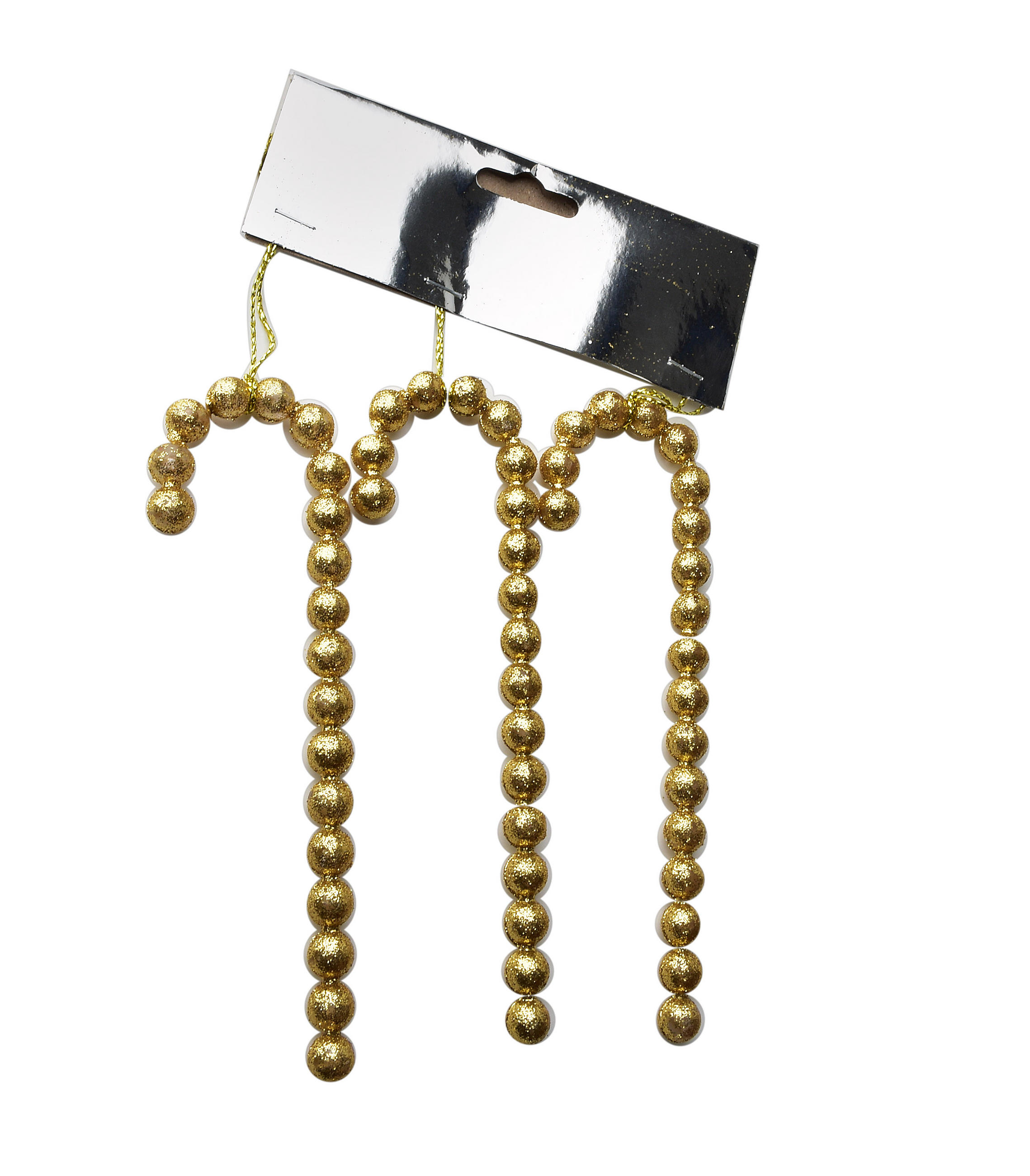 CHRISTBAUMANHÄNGER Santa Lila 3er Set Gold 15x15x20 cm Kunststoff - Goldfarben, Kunststoff (15/20/15cm) - Mondex
