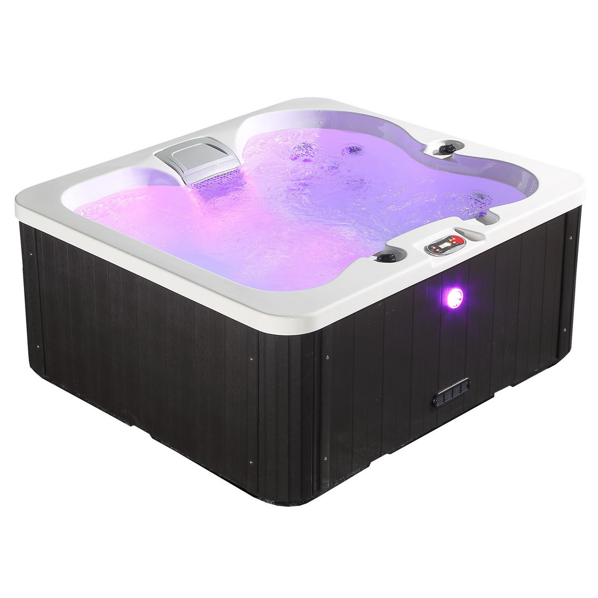 WHIRLPOOL Manitoba UV Whirlpool - Weiß Hochglanz/Weiß, Kunststoff (152/73/172cm) - Canadian Spa Company