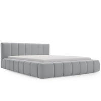 POLSTERBETT Orio 140x200 Hellgrau - Hellgrau, Textil (140/200cm) - Graingold