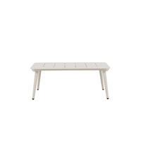 GARTENTISCH beige - Beige, Holzwerkstoff (90/90/34cm) - ebuy24