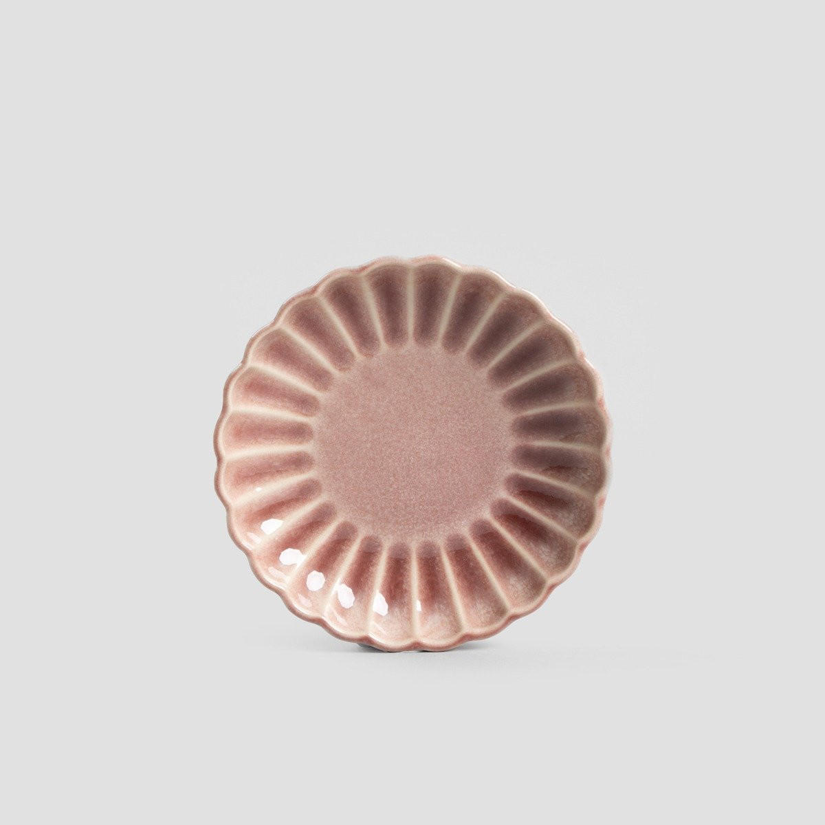 DESSERTTELLER Melida klein rosa 10 cm 6er-Set - Rosa, Keramik (10/10/1cm) - Homla
