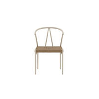 GARTENSTUHL, Alfons, Beige, Stahl, 55 x 58 x 74 cm - Beige, Metall (55/74/58cm) - ebuy24