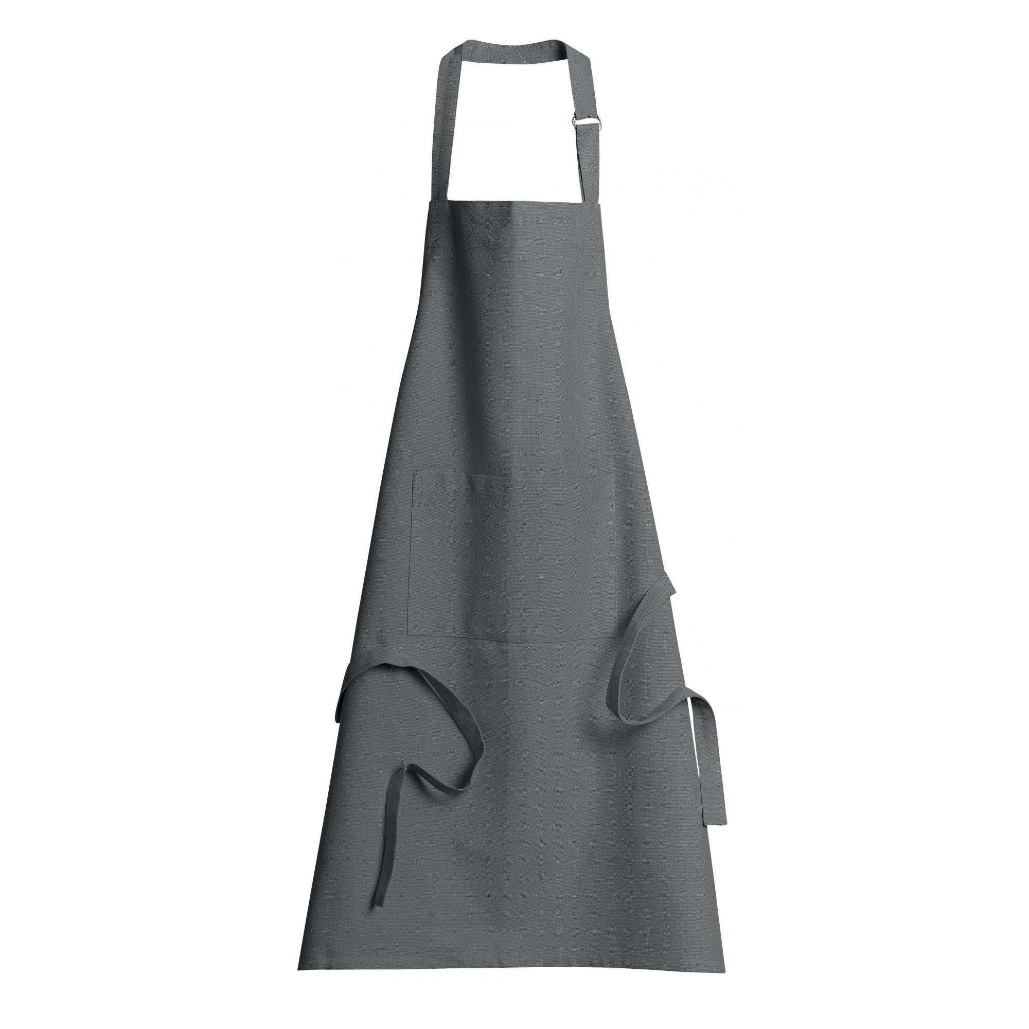 KÜCHENSCHÜRZE Dario umbra 85 x 72 cm - Grau, Textil (85/72cm) - Winkler